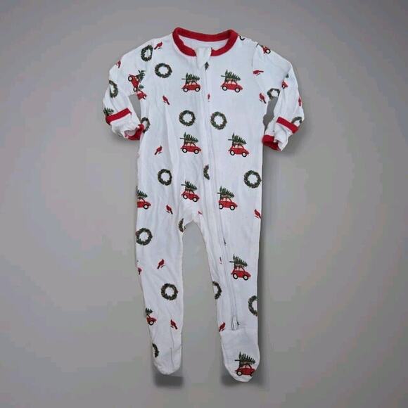 Kyte Baby‎ Twirl Bodysuit Dress Christmas Truck Holiday Tree Size 0-3mos Girls - Picture 1 of 3